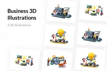 Entreprise Pack 3D Illustration