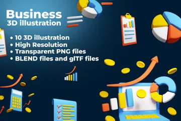 Entreprise Pack 3D Icon