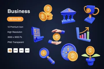 Entreprise Pack 3D Icon