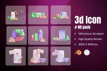 Entreprise 3D Icon Pack