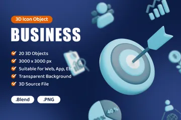 Entreprise 3D Icon Pack