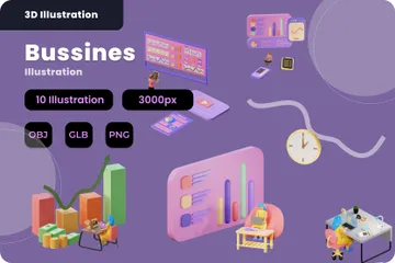 Entreprise Pack 3D Illustration