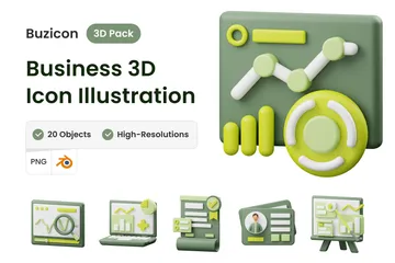 Entreprise Pack 3D Illustration