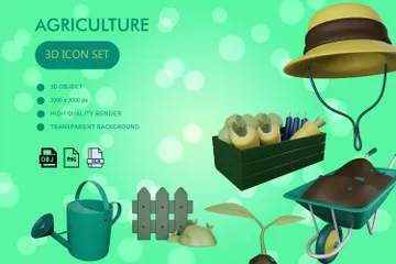 農業 3D Iconパック