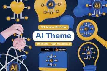 AI 3D Icon Pack