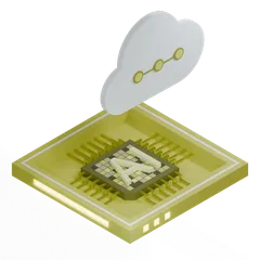 Architecture de puce cloud IA - Volume 1 Pack 3D Icon