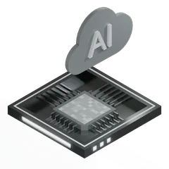 AI Cloud Chip Architecture - Volume 3 3D Icon Pack