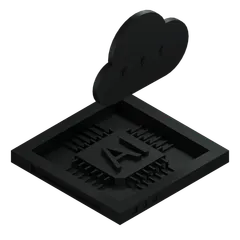 AI クラウド チップ アーキテクチャ - 第 5 巻 3D Iconパック