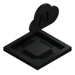 AI クラウド チップ アーキテクチャ - 第 6 巻 3D Iconパック