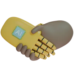AI Hand Shake - Volume3 3D Icon Pack