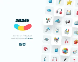 Alair 3D Illustration Pack