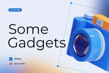 Alguns gadgets Pacote de Icon 3D
