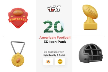 American Football 3D  Pack