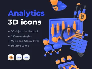 Analítica 3D Illustration Pack