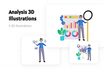 Analysis 3D Illustration Pack