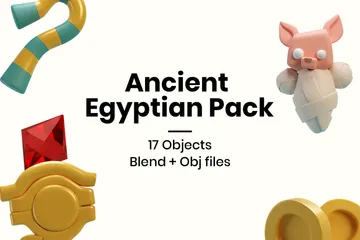 Ancient Egyptian 3D Icon Pack