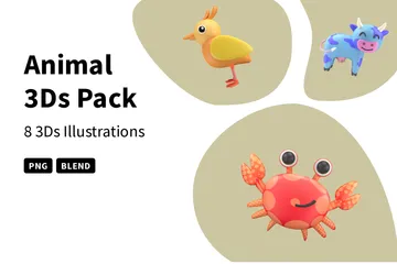 Animal 3D Icon Pack