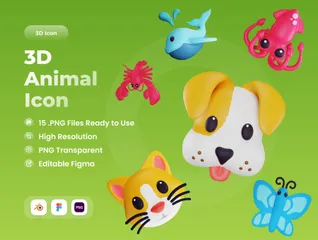 Animal Pack 3D Icon