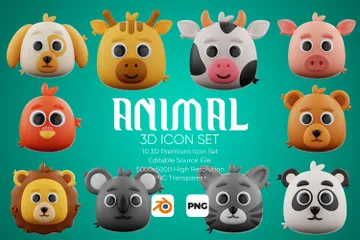 動物 3D Iconパック