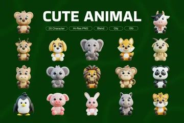 Animal Pacote de Icon 3D