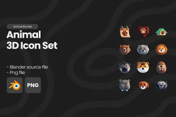 Animal 3D Icon Pack