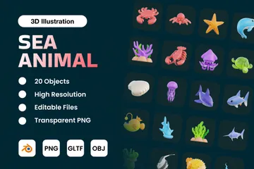 Soyez animal Pack 3D Icon