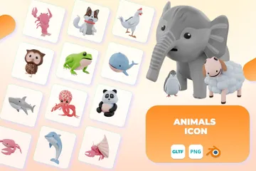 Animal Paquete de Icon 3D