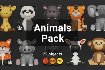 Animals 3D Icon Pack