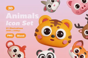 Animals 3D Emoji Pack