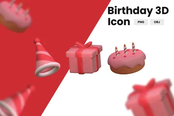 Anniversaire Pack 3D Icon