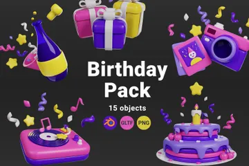 Anniversaire Pack 3D Icon