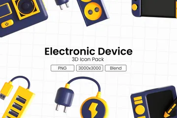 Appareil électronique Pack 3D Icon