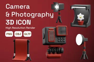 Appareil photo et photographie Pack 3D Icon