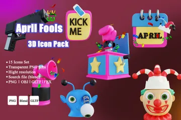 April Fools 3D Icon Pack