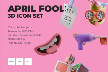 April Fools 3D Icon Pack