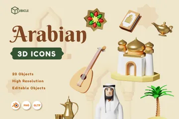 Arabian 3D Icon Pack