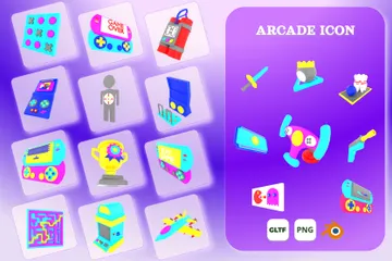 ARCADE 3D Icon Pack