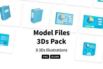 Archivos de modelo Paquete de Icon 3D