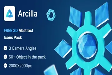 Free Arcilla 3D Illustration Pack