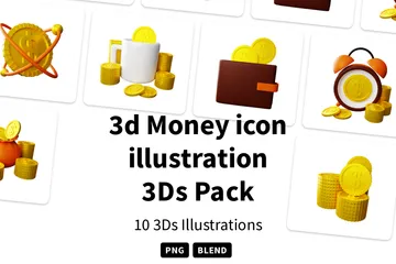 Argent Pack 3D Icon