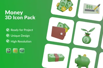 Argent Pack 3D Icon