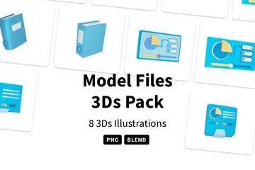 Arquivos de modelo Pacote de Icon 3D
