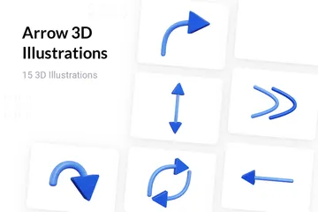 Arrow 3D Illustration Pack