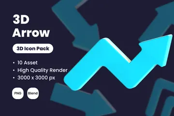 Arrow And Directions 3D Icon Pack