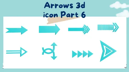 Arrow Part 6 3D Icon Pack