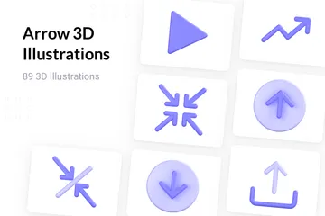 Arrows 3D Icon Pack