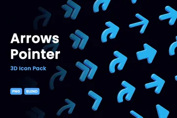 Arrows 3D Icon Pack