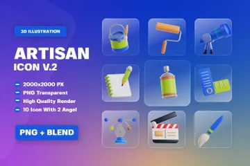 Artisan Pack 3D Icon