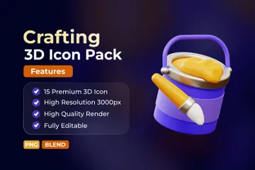 Artisanat Pack 3D Icon