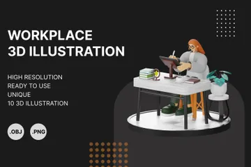 ARTISTE NUMÉRIQUE 3D Illustration Pack